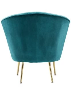 Fauteuil "Poola" Petrol - (B)67 X (H)78 X (D)76 Cm -Home Uitgebreid Winkel kayoom fauteuil poola petrol b 67 x h 78 x d 76 cm 3