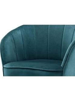 Fauteuil "Poola" Petrol - (B)67 X (H)78 X (D)76 Cm -Home Uitgebreid Winkel kayoom fauteuil poola petrol b 67 x h 78 x d 76 cm 4