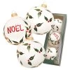 Kerstballen Wit - 3 Stuks