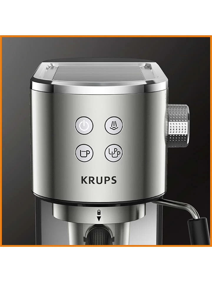 Krups Espressomachine "Virtuoso" Zilverkleurig 7 Krups Espressomachine "Virtuoso" Zilverkleurig - Afbeelding 5