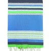 Fouta "Traditionnelle - Banado" Blauw - (L)200 X (B)100 Cm -Home Uitgebreid Winkel le comptoir de la plage fouta traditionnelle banado blauw l 200 x b 100 cm