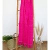 Hamamdoek "Hammam XL" Roze - (L)180 X (B)150 Cm -Home Uitgebreid Winkel le comptoir de la plage hamamdoek hammam xl roze l 180 x b 150 cm