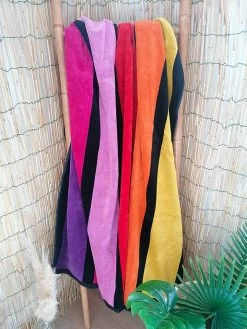 Strandlaken "Carioca - Happy" Meerkleurig - (L)180 X (B)140 Cm -Home Uitgebreid Winkel le comptoir de la plage strandlaken carioca happy meerkleurig l 180 x b 140 cm 3