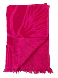 Strandlaken "Dantela - Manzanillo" Roze - (L)170 X (B)90 Cm -Home Uitgebreid Winkel le comptoir de la plage strandlaken dantela manzanillo roze l 170 x b 90 cm 2