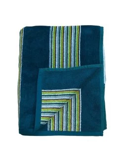 Strandlaken "Milonga - Lake" Donkergroen - (L)180 X (B)140 Cm -Home Uitgebreid Winkel le comptoir de la plage strandlaken milonga lake donkergroen l 180 x b 140 cm 2