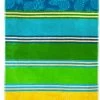 Strandlaken "Olympia - Karia" Groen/blauw/geel - (L)180 X (B)140 Cm -Home Uitgebreid Winkel le comptoir de la plage strandlaken olympia karia groen blauw geel l 180 x b 140 cm