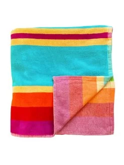 Strandlaken "Olympia - Kastela" Meerkleurig - (L)180 X (B)140 Cm -Home Uitgebreid Winkel le comptoir de la plage strandlaken olympia kastela meerkleurig l 180 x b 140 cm 2