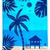 Strandlaken "Relax - Harrington" Lichtblauw/blauw - (L)180 X (B)140 Cm -Home Uitgebreid Winkel le comptoir de la plage strandlaken relax harrington lichtblauw blauw l 180 x b 140 cm