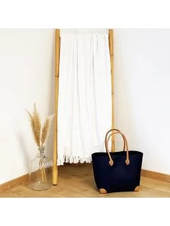 Strandlaken "Romance" Wit - (L)170 X (B)90 Cm