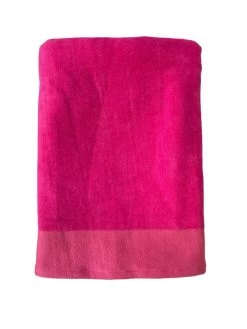 Strandlaken "Shady - Fuchsia" Roze - (L)160 X (B)90 Cm