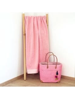 Strandlaken "Shady" Lichtroze - (L)180 X (B)140 Cm