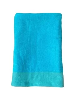 Strandlaken "Shady - Turquoise" Turquoise - (L)160 X (B)90 Cm