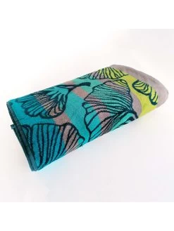 Strandlaken "Wakama - Playamar" Grijs/lichtblauw - (L)175 X (B)100 Cm -Home Uitgebreid Winkel le comptoir de la plage strandlaken wakama playamar grijs lichtblauw l 175 x b 100 cm 2