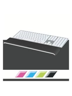 Leitz Polssteun "WOW" Zwart - (B)43,7 X (H)2,1 X (D)7,1 Cm -Home Uitgebreid Winkel leitz polssteun wow zwart b 43 7 x h 2 1 x d 7 1 cm 3