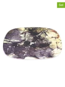 Leonardo 2-delige Set: Serveerborden "Calmo" Meerkleurig - (L)26 X (B)26 Cm