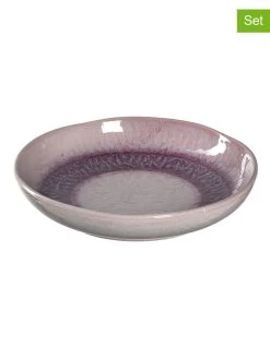 Leonardo 6-delige Set: Borden "Matera" Lichtroze - Ø 21 Cm