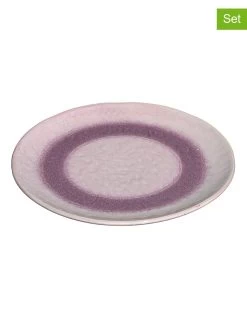 Leonardo 6-delige Set: Borden "Matera" Lichtroze - Ø 23 Cm