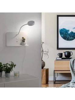 Ledwandlamp "Board" Wit - (B)50,5 X (H)50 Cm -Home Uitgebreid Winkel leuchtendirekt ledwandlamp board wit b 50 5 x h 50 cm 6