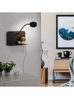 Ledwandlamp "Board" Zwart - (B)55 X (H)50 Cm 16 Ledwandlamp "Board" Zwart - (B)55 X (H)50 Cm -Home Uitgebreid Winkel leuchtendirekt ledwandlamp board zwart b 55 x h 50 cm 6