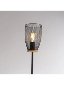 Staande Lamp "Tamis" Zwart - (H)155 X Ø 20 Cm -Home Uitgebreid Winkel leuchtendirekt staande lamp tamis zwart h 155 x o 20 cm 1