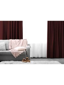 Ringgordijn Bordeaux -Home Uitgebreid Winkel lifa living ringgordijn bordeaux 2