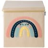 Opbergbox "Regenbogen" Beige/meerkleurig - (B)33 X (H)33 X (D)33 Cm -Home Uitgebreid Winkel lifeney opbergbox regenbogen beige meerkleurig b 33 x h 33 x d 33 cm
