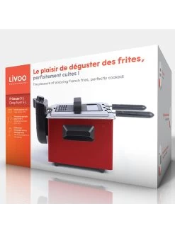 LIVOO Frituurpan Rood - (B)38 X (H)24,5 X (D)35 Cm 13 LIVOO Frituurpan Rood - (B)38 X (H)24,5 X (D)35 Cm -Home Uitgebreid Winkel livoo frituurpan rood b 38 x h 24 5 x d 35 cm 5