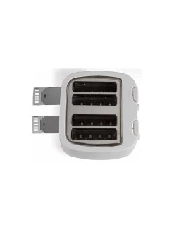 LIVOO Toaster Wit - (B)26 X (H)18 X (D)25 Cm -Home Uitgebreid Winkel livoo toaster wit b 26 x h 18 x d 25 cm 2