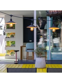 Ledlichtguirlande "Vinty" Zwart - (L)600 Cm -Home Uitgebreid Winkel lumisky ledlichtguirlande vinty zwart l 600 cm 2