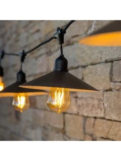 Ledlichtguirlande "Vinty" Zwart - (L)600 Cm -Home Uitgebreid Winkel lumisky ledlichtguirlande vinty zwart l 600 cm 3