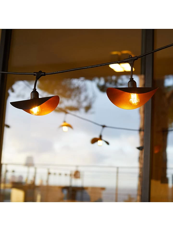 Lichtguirlande "Hat" Zwart - (L)600 Cm 5 Lichtguirlande "Hat" Zwart - (L)600 Cm - Afbeelding 3