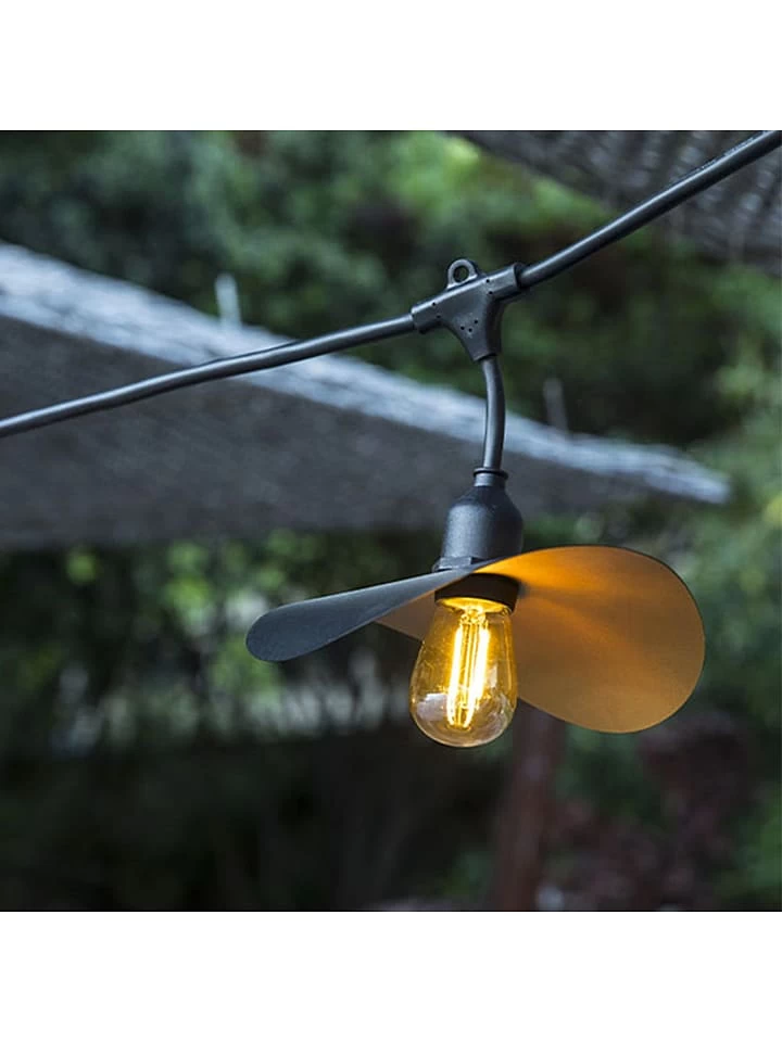 Lichtguirlande "Hat" Zwart - (L)600 Cm 6 Lichtguirlande "Hat" Zwart - (L)600 Cm - Afbeelding 4