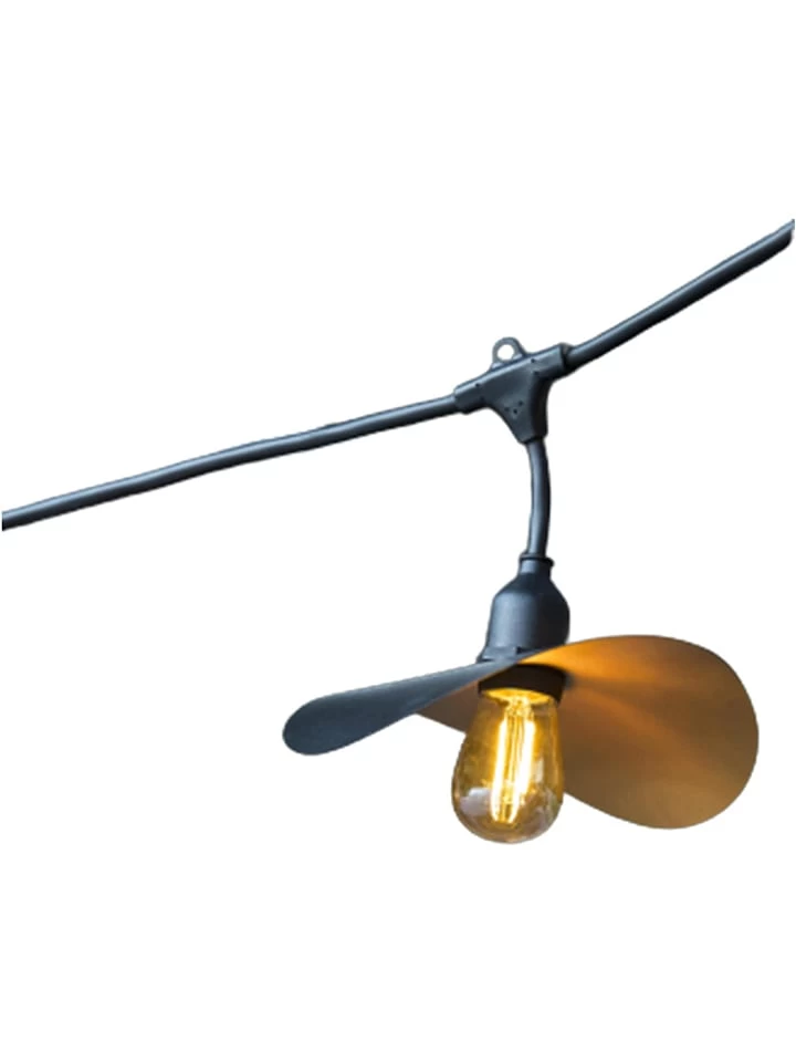 Lichtguirlande "Hat" Zwart - (L)600 Cm 7 Lichtguirlande "Hat" Zwart - (L)600 Cm - Afbeelding 5