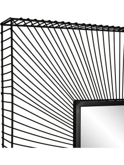 Wandspiegel "Theodore" Zwart - (B)90 X (H)90 Cm -Home Uitgebreid Winkel macabane wandspiegel theodore zwart b 90 x h 90 cm 3