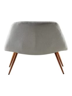 Fauteuil "Slazy" Grijs - (B)105 X (H)83 X (D)83 Cm -Home Uitgebreid Winkel maison montaigne fauteuil slazy grijs b 105 x h 83 x d 83 cm 2