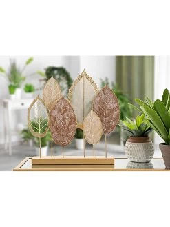 Decoratief Object Goudkleurig/rood - (B)50 X (H)48 X (D)7,5 Cm -Home Uitgebreid Winkel mauro ferretti decoratief object goudkleurig rood b 50 x h 48 x d 7 5 cm 1