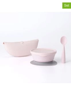 4-delige Set: "My First Bites Deluxe" Lichtroze