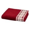 2-delige Set: Badhanddoeken "Tartan" Rood -Home Uitgebreid Winkel move for frottana 2 delige set badhanddoeken tartan rood