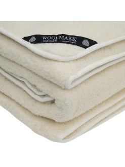 Native Wollen Deken Crème - (L)200 X (B)220 Cm -Home Uitgebreid Winkel native wollen deken creme l 200 x b 220 cm 1