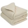 Native Wollen Deken Crème - (L)200 X (B)220 Cm -Home Uitgebreid Winkel native wollen deken creme l 200 x b 220 cm