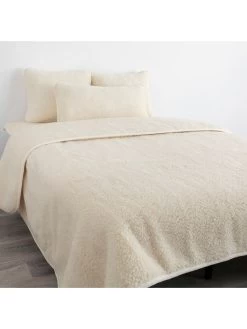 Native Wollen Deken Crème - (L)200 X (B)220 Cm -Home Uitgebreid Winkel native wollen deken creme l 200 x b 220 cm 2