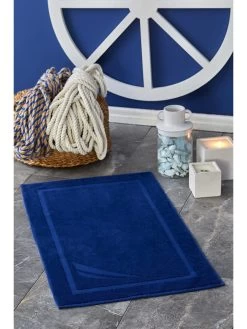 Nautica Badmat Donkerblauw - (L)85 X (B)50 Cm