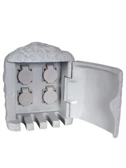 Buitenstopcontact Grijs - (H)21 Cm