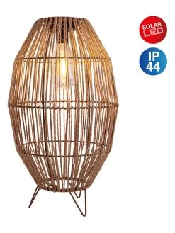 Ledsolarlamp "Korbinian" Lichtbruin - (H)34 X Ø 19,5 Cm -Home Uitgebreid Winkel nave ledsolarlamp korbinian lichtbruin h 34 x o 19 5 cm 3