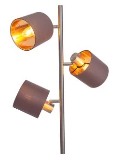 Staande Lamp "Maron" Lichtbruin - (H)152,8 Cm -Home Uitgebreid Winkel nave staande lamp maron lichtbruin h 152 8 cm 3