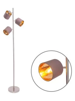 Staande Lamp "Maron" Lichtbruin - (H)152,8 Cm -Home Uitgebreid Winkel nave staande lamp maron lichtbruin h 152 8 cm 7