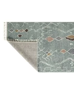 Hoogpolig Tapijt "Delya" Turquoise -Home Uitgebreid Winkel nazar hoogpolig tapijt delya turquoise 2