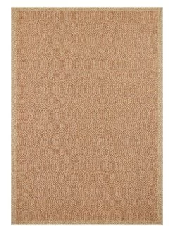 Indoor-/outdoortapijt "Jute" Terracotta/naturel