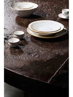 2-delige Set: Borden Grijs - Ø 20 Cm -Home Uitgebreid Winkel novita 2 delige set borden grijs o 20 cm 3