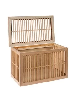 Kastje Naturel - (B)57 X (H)33 X (D)39 Cm -Home Uitgebreid Winkel novita kastje naturel b 57 x h 33 x d 39 cm 2